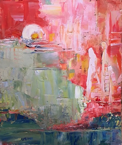 Walking a Long Road Together
30 x 25
$350